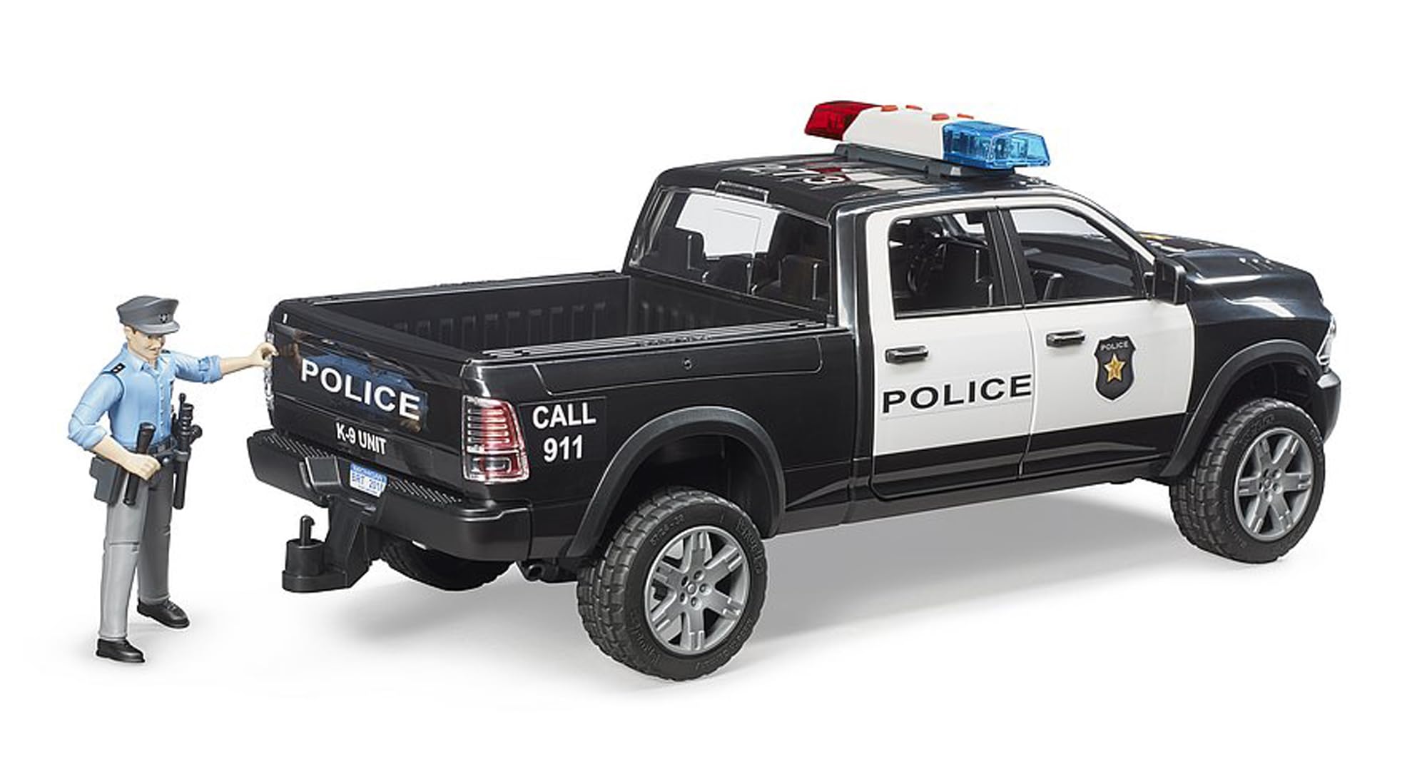 Bruder RAM 2500 with suspension offers smooth off-road action