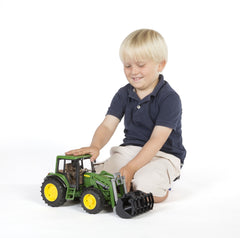 Bruder 6920 Profile-series trailer compatibility supports expanding play with additional implements.