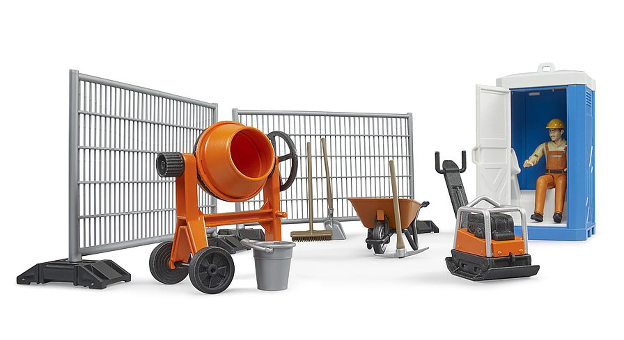 Bruder bworld 62008 railings add realistic site barriers for believable scenes