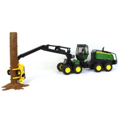 Bruder 1270G harvester crane rotation 190° enables dynamic forestry actions during playtime
