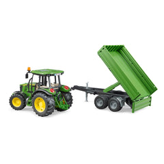 BRUDER John Deere 5115M cab detail demonstrates space for bworld figures.
