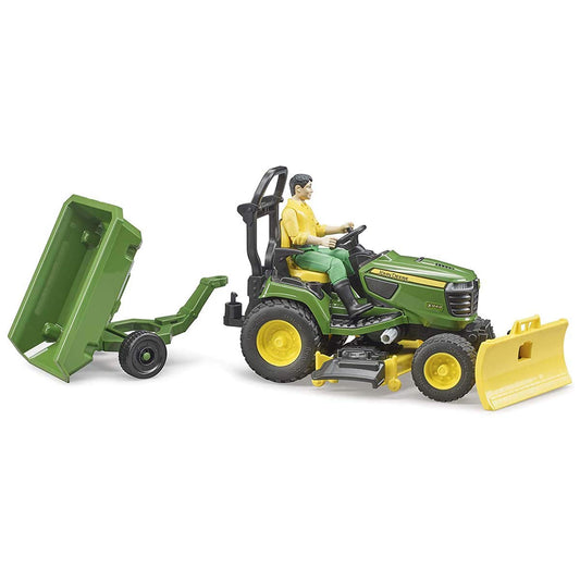John Deere lawn tractor cockpit with roll bar for realistic play