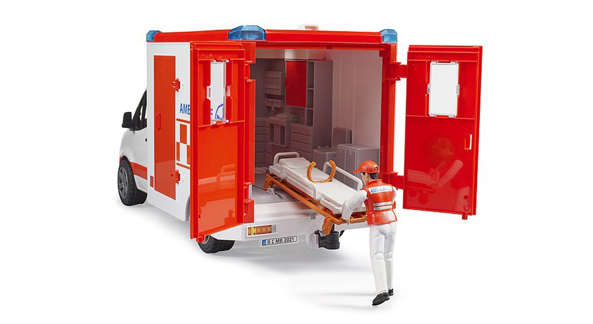 Bruder MB Sprinter Ambulance rear doors for quick entry