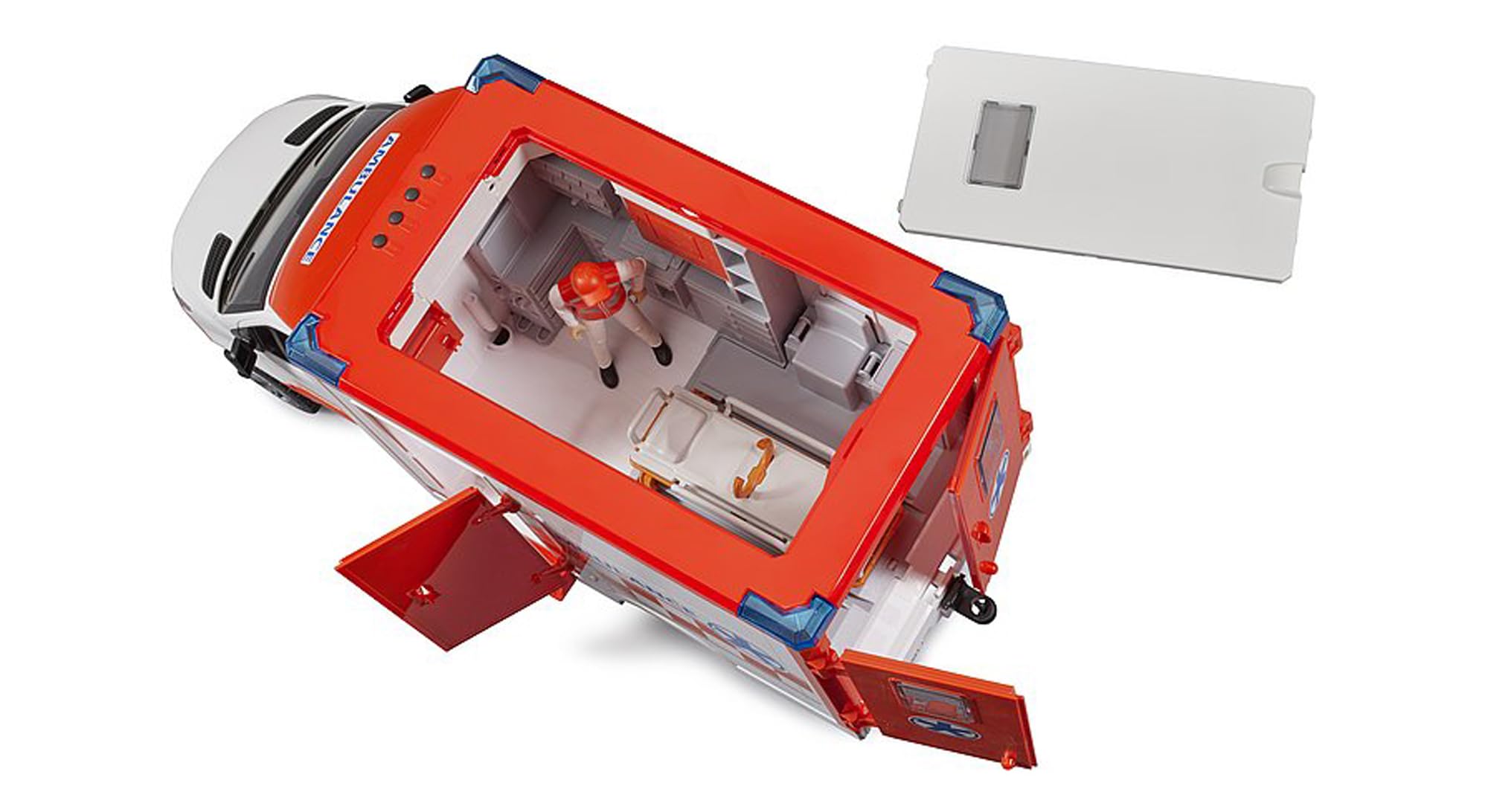 Bruder MB Sprinter Ambulance roof module removable for versatility