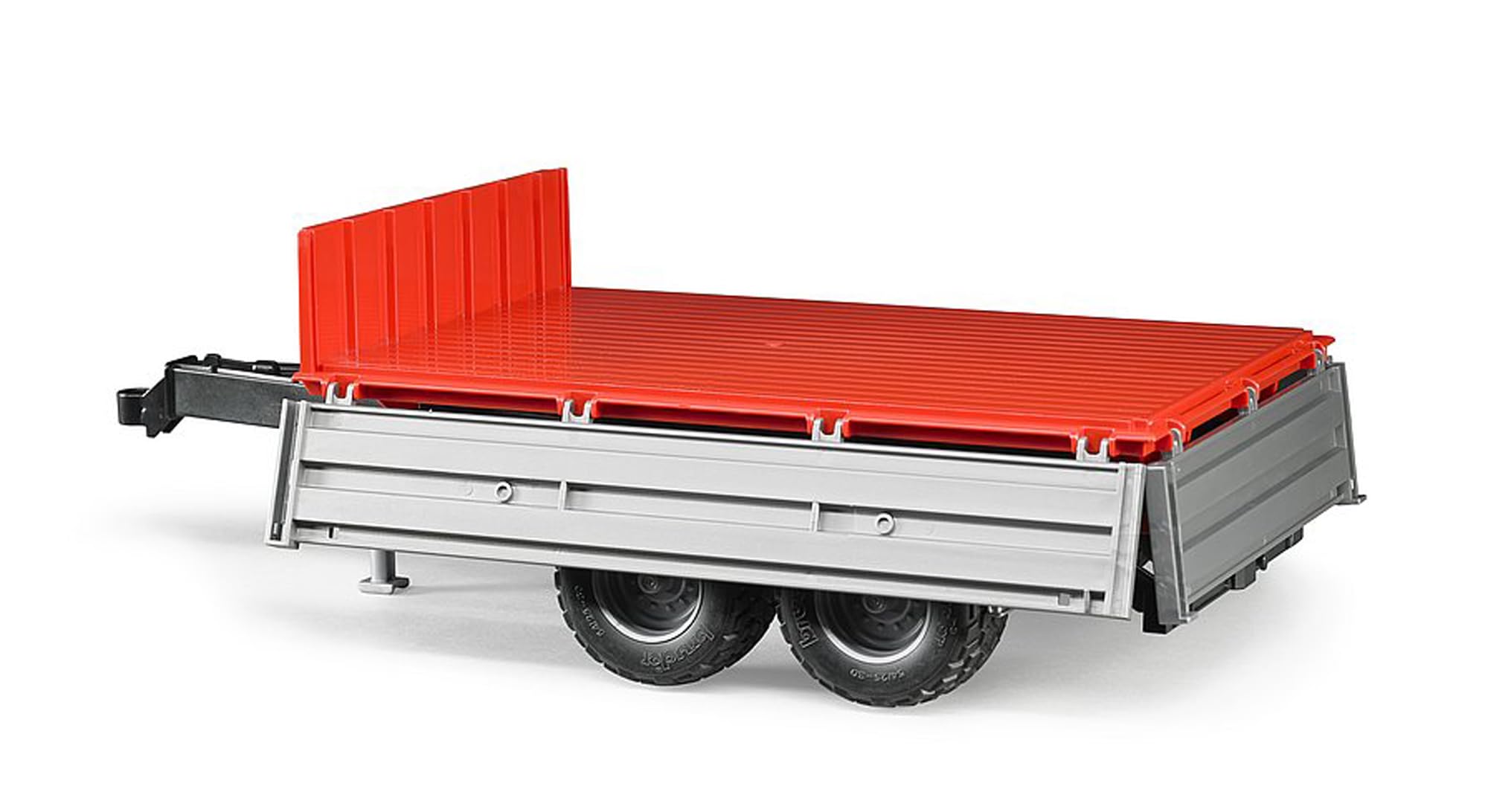 Bruder tipping trailer fold-down boards; adds interactive loading options.