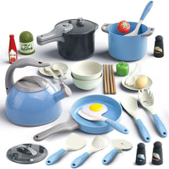 Bruvoalon pressure cooker with rotating lid for realistic pretend play.