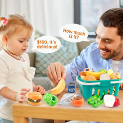 Bruvoalon durable, easy-clean pieces for messier kitchen pretend play.