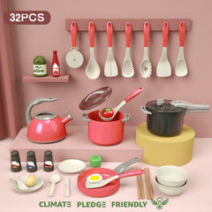 Bruvoalon pressure cooker with rotating lid adds realistic pretend cooking experiences.