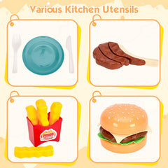 Bruvoalon tableware set included for complete pretend dining experiences.