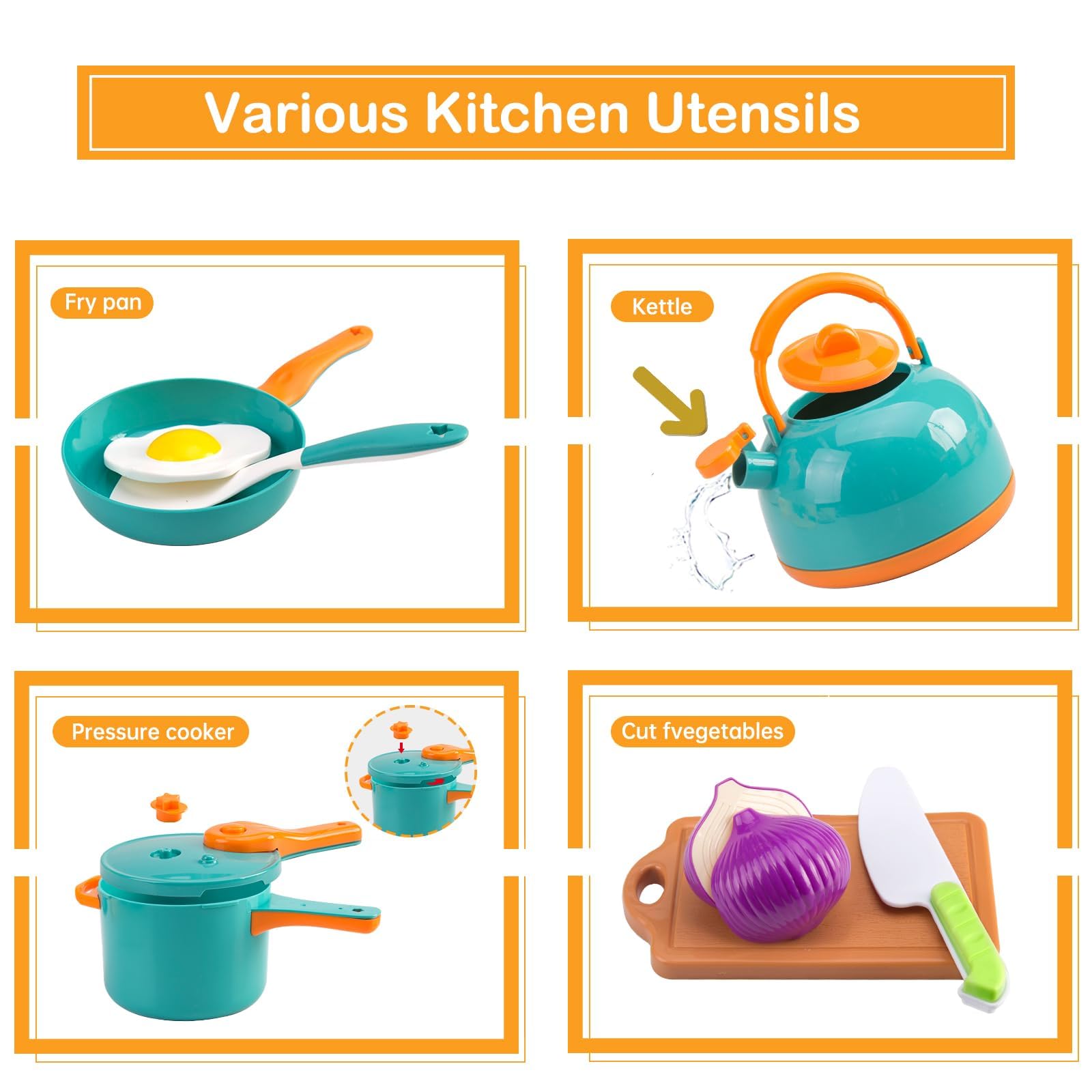Bruvoalon two baskets for organized storage of kitchen toys.
