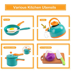 Bruvoalon two baskets for organized storage of kitchen toys.