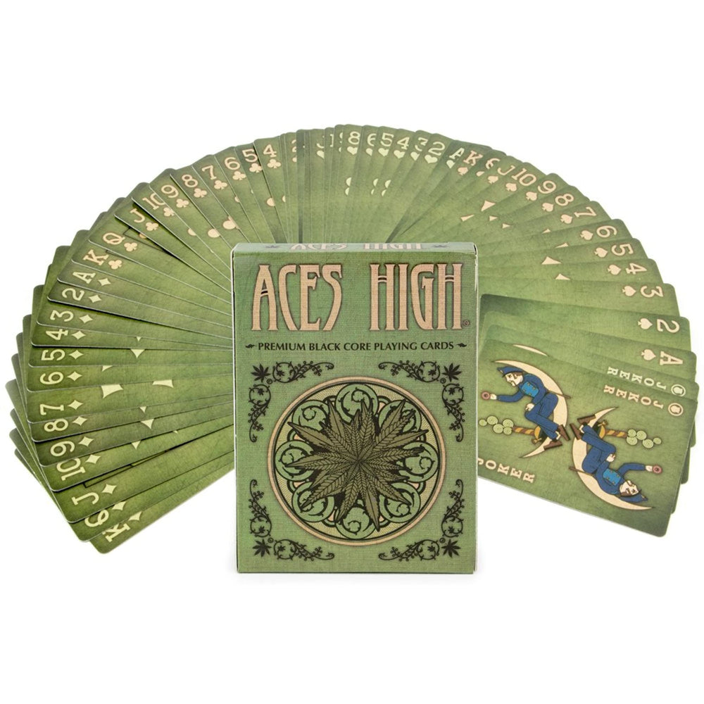 Brybelly Aces High face cards reveal unique artwork for quick recognition