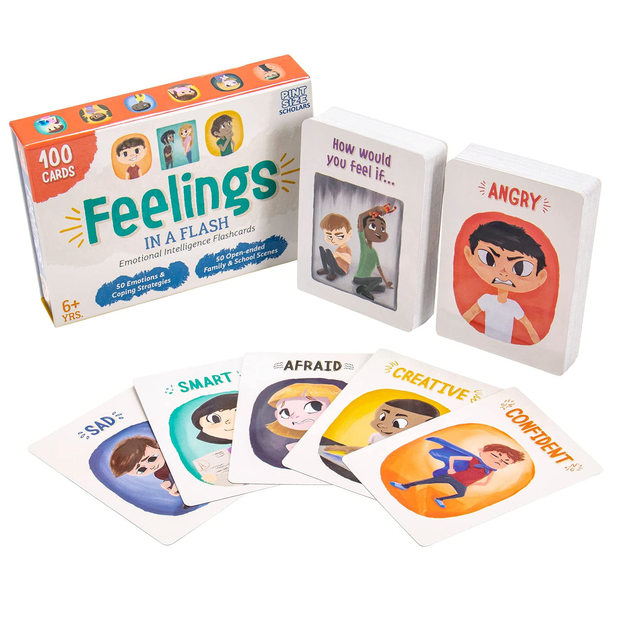 Brybelly Feelings in a Flash scenario cards help kids explore everyday emotions.