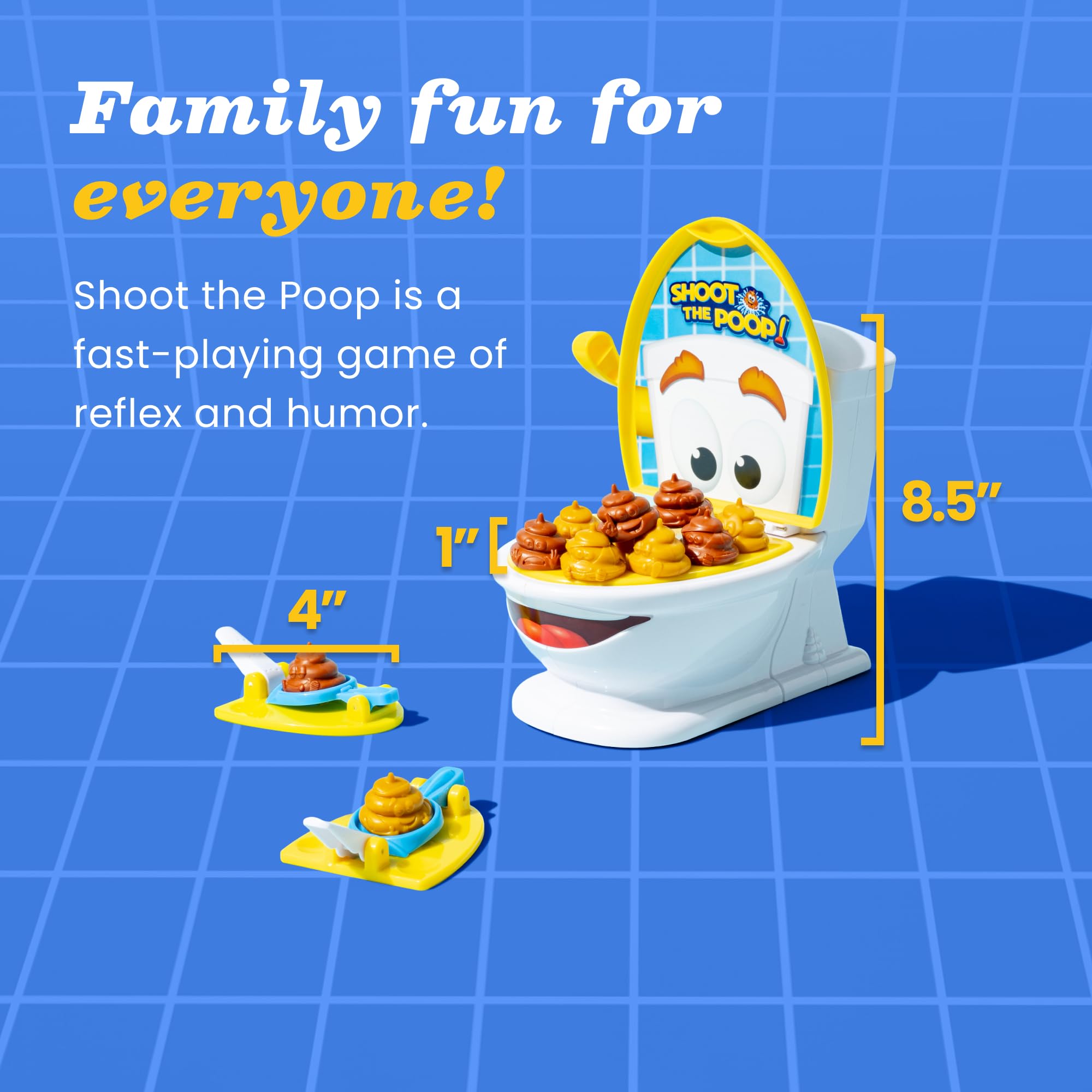 Brybelly Shoot The Poop poop toys collection for shared play