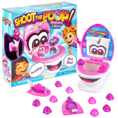 Brybelly Shoot The Poop Unicorn Edition Swirlie the Toilet delivering playful jokes for family night