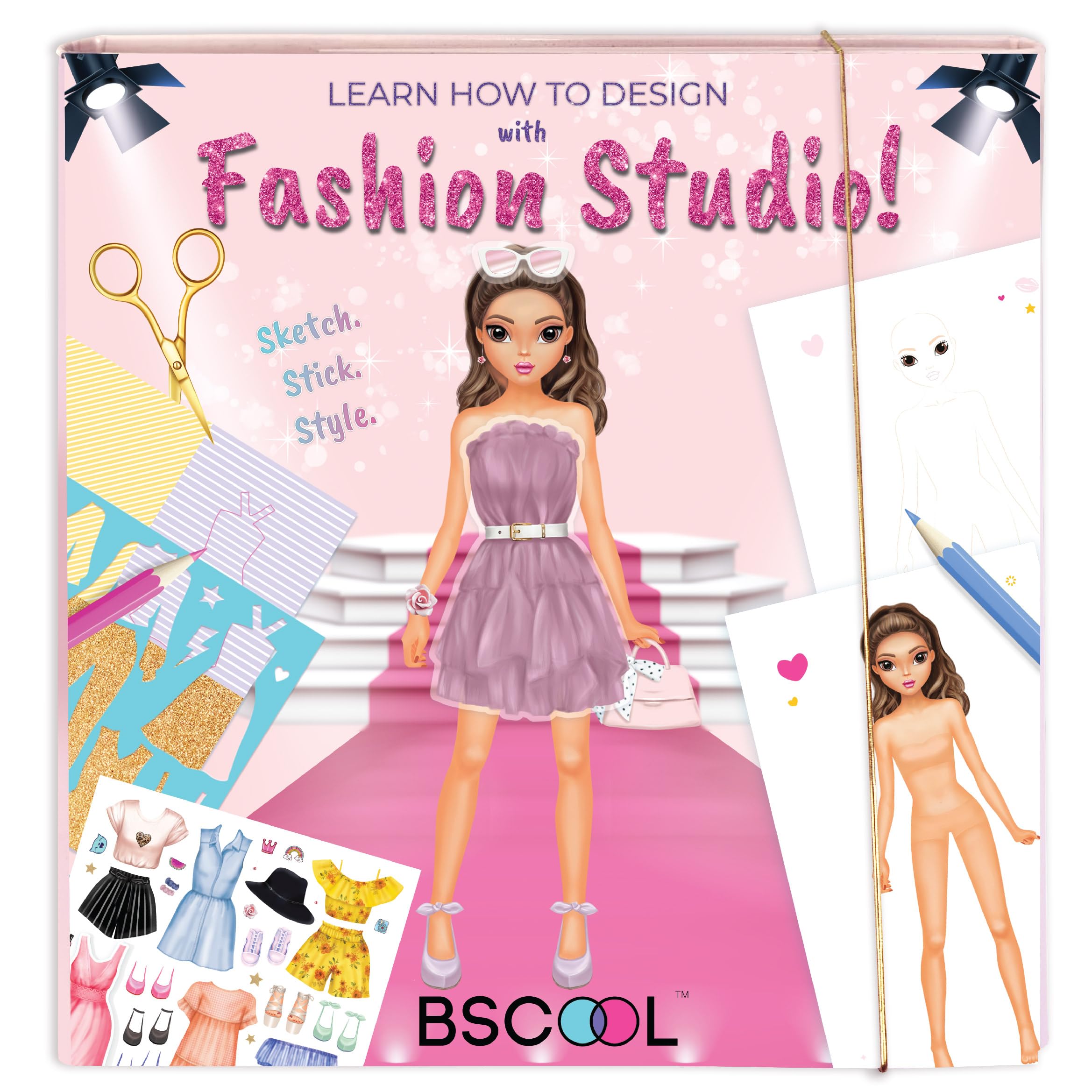 BSCOOL Fashion Studio dress-up inspires imaginative play and personal style exploration.