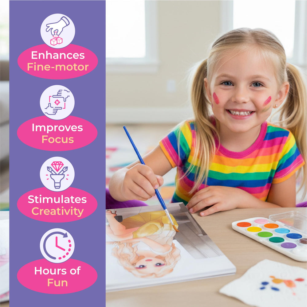BSCOOL kids painting kit supports creative play on rainy days