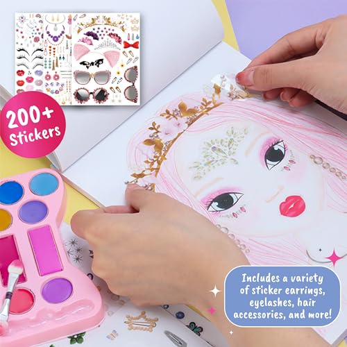 BSCOOL Make-up Artist sticker sheets add sparkle to artwork and pages.