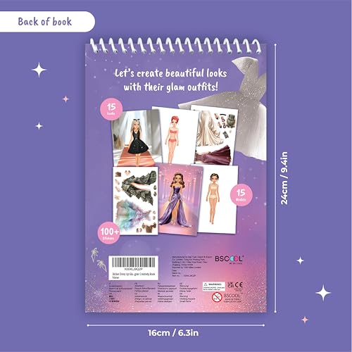 BSCOOL accessories and shoes stickers complete stylish runway looks.