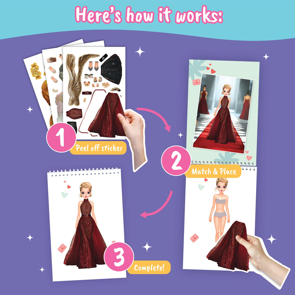 BSCOOL creative activity book turns playtime into fashion design moments.