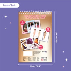 BSCOOL Sticker Dress Up Book kid-friendly activity for creative dressing sessions.