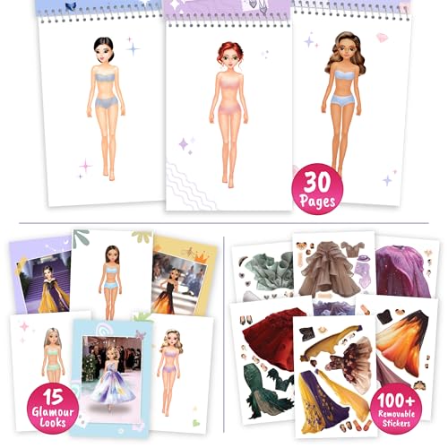 BSCOOL Sticker Dress Up Book paper dolls ready for styling and storytelling.