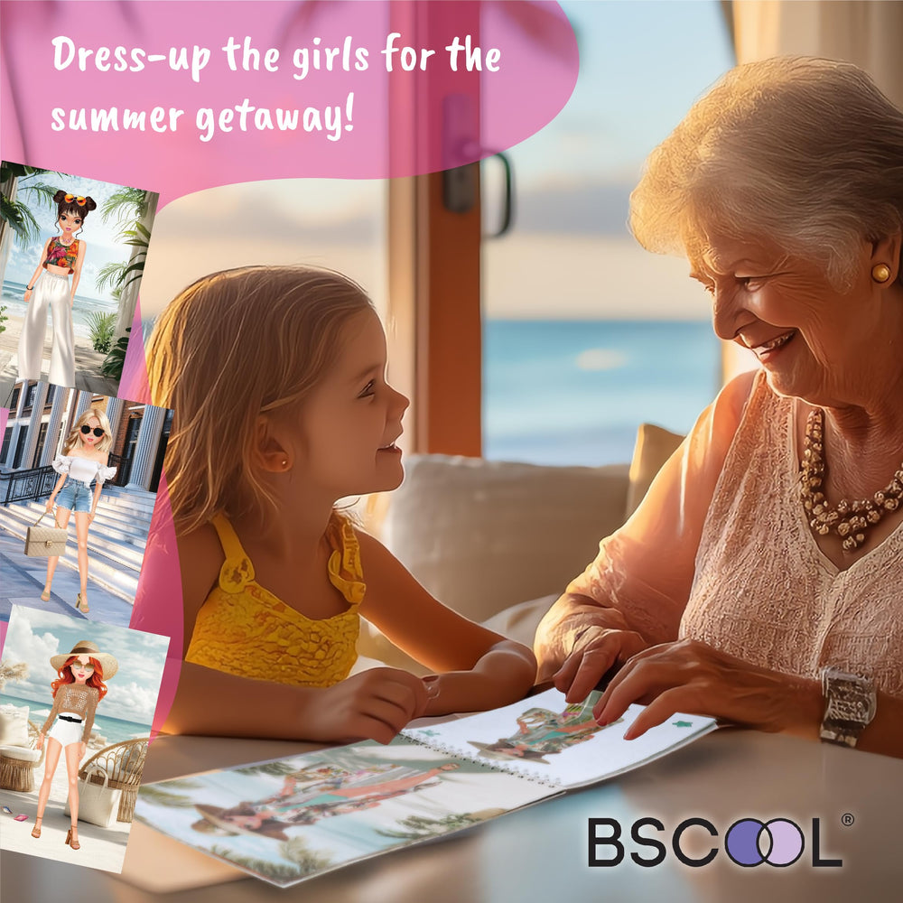BSCOOL compact activity book fits bags for quiet time and travel