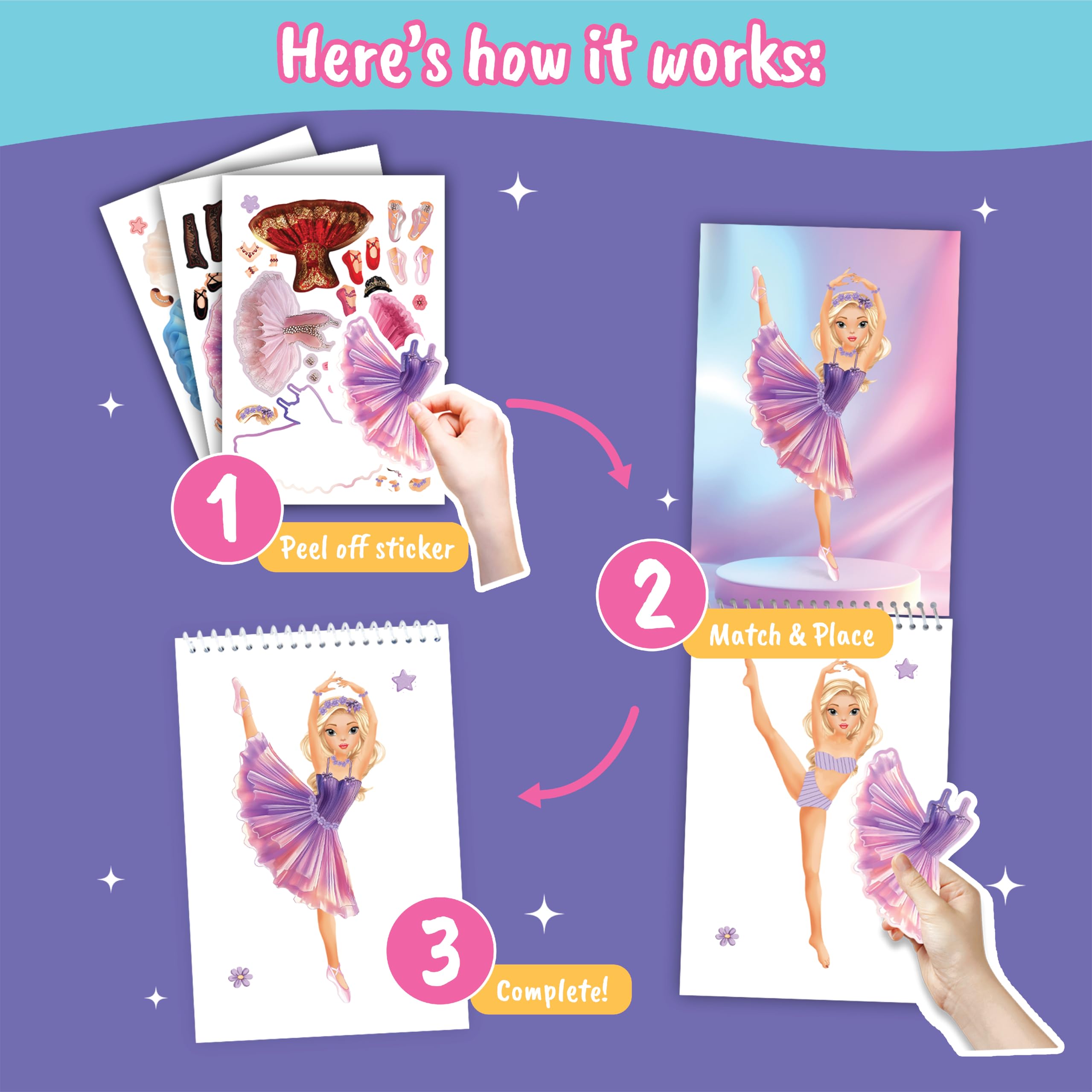 BSCOOL Sticker Dress Up My Dream Job pilot outfit sticker fuels imaginative travel scenarios.