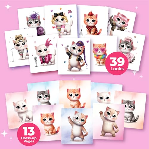 BSCOOL Sticker Dress Up fashion-dolls stickers spread supports creative expression during play