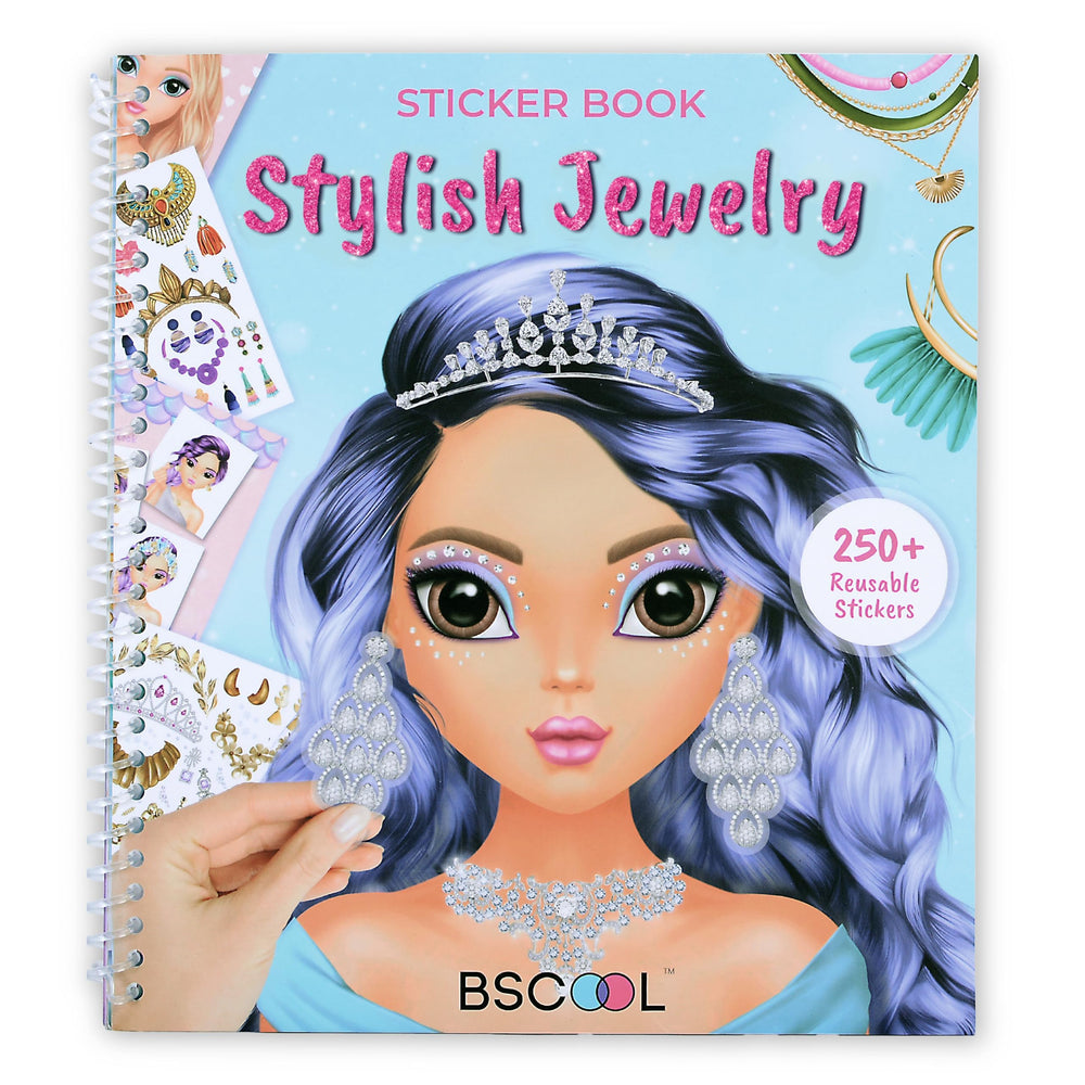 BSCOOL Sticker Fashion Design Book cover inviting kids to start stylish creativity on the go.