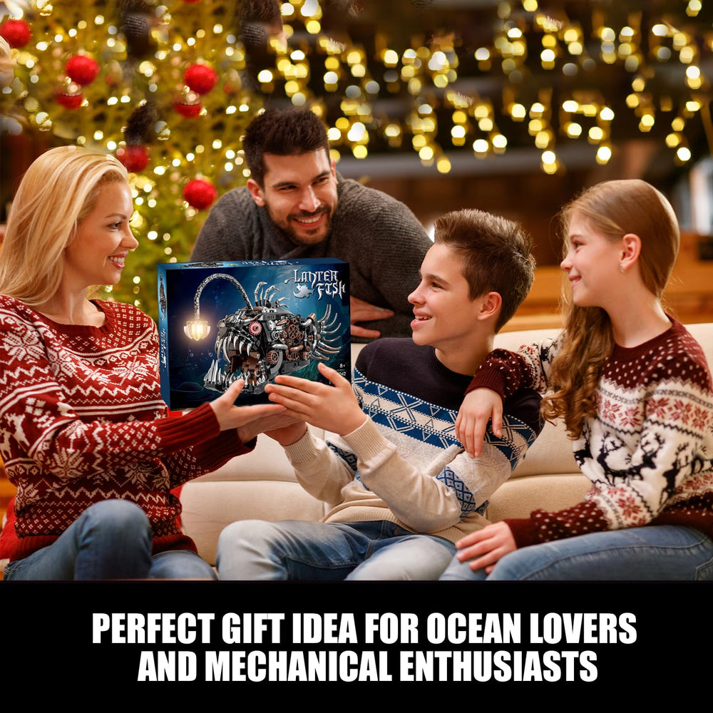 BseSparklion Angler Fish scene brightens living room as decor