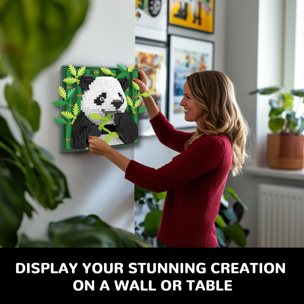BseSparklion panda desktop centerpiece kit for a unique decor accent