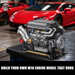 BseSparklion W16 gear transmission details illustrate mechanical principles in action