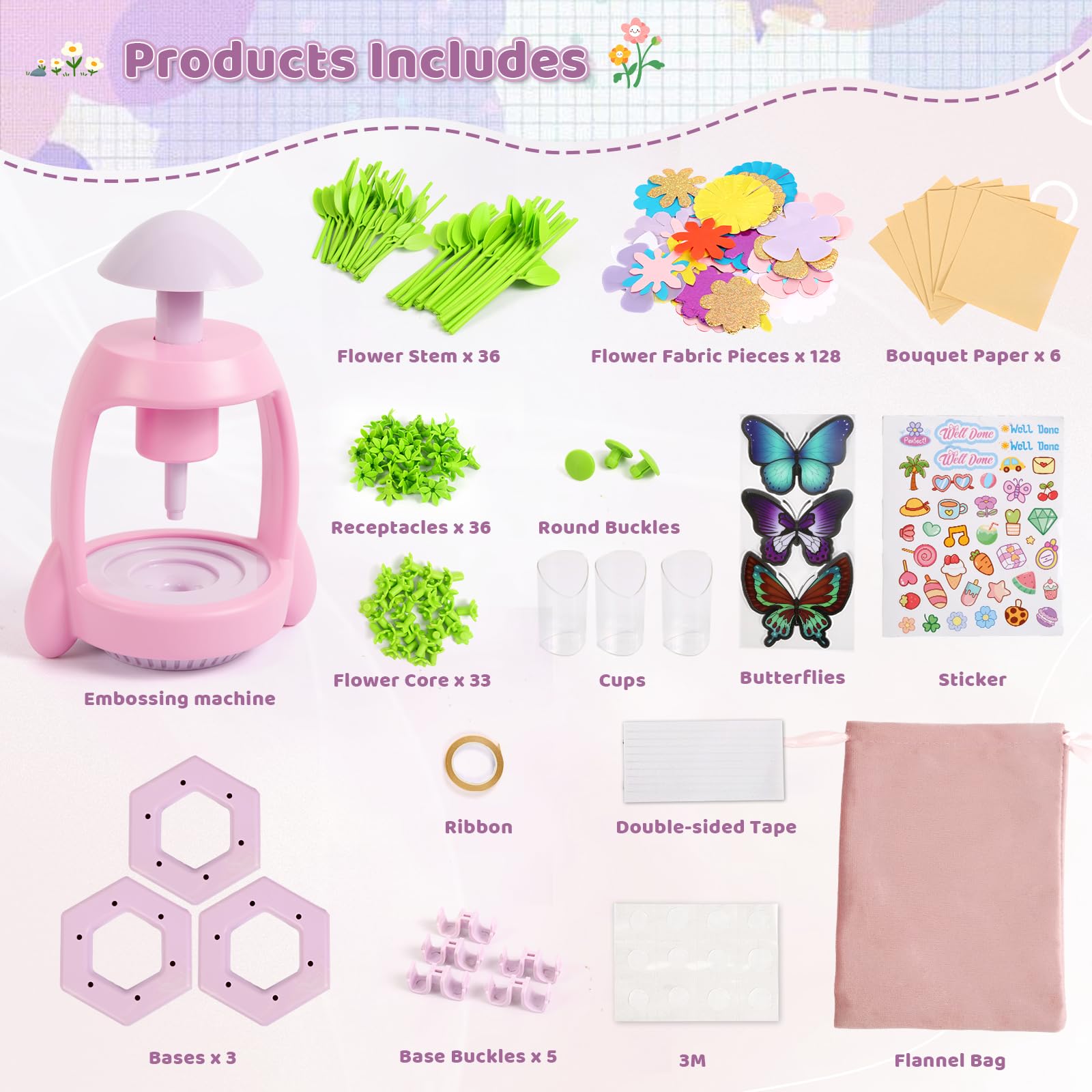Bsgifts flower stamens add realistic finishing touches to crafts.