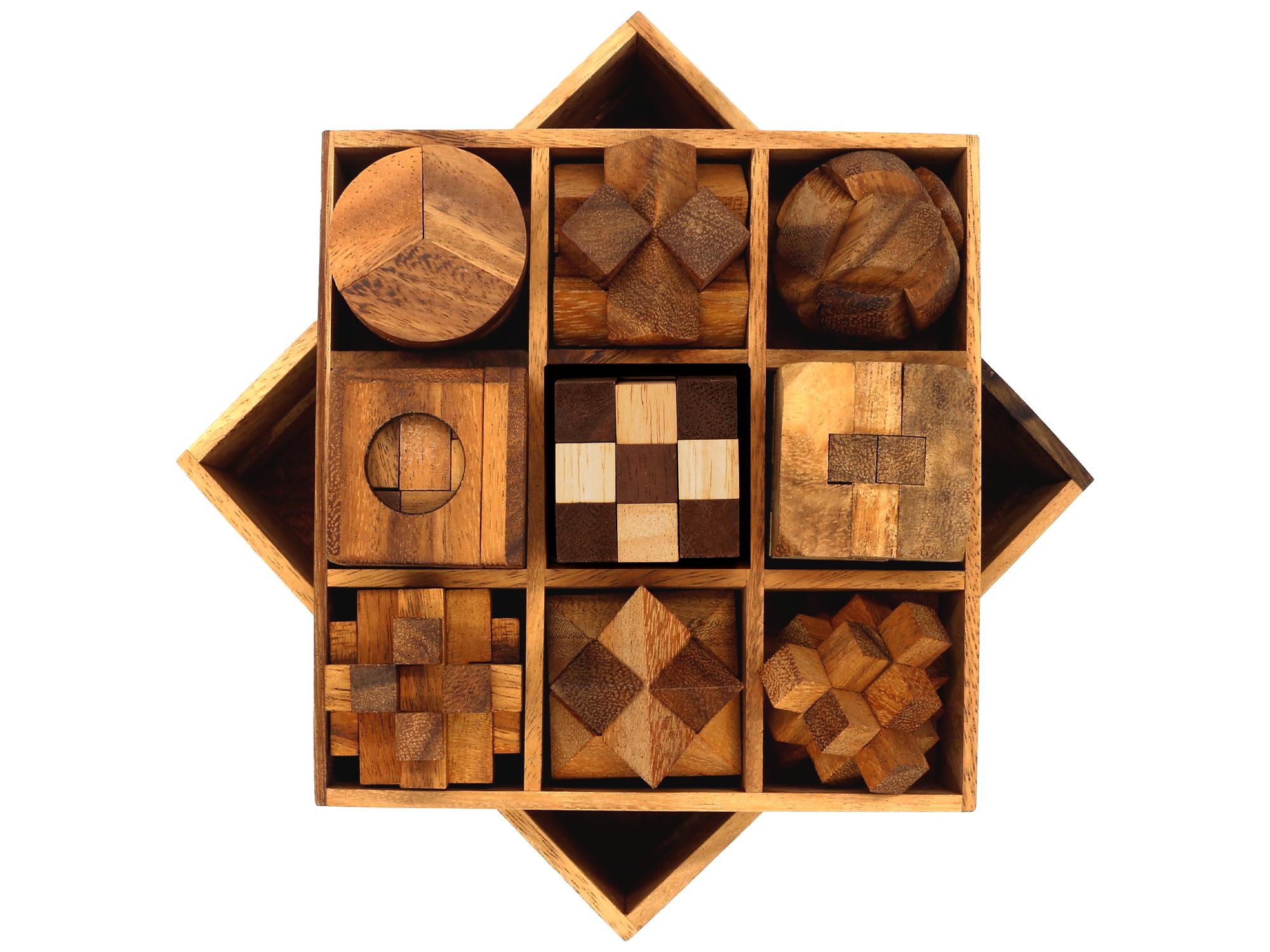 BSIRI 3D mind games collection highlights tactile interlocking pieces for logic training.