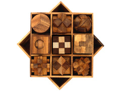 BSIRI 3D mind games collection highlights tactile interlocking pieces for logic training.