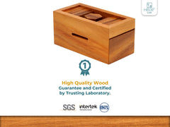 BSIRI Canopic Chest hidden compartments showcasing secret slots for cards or cash