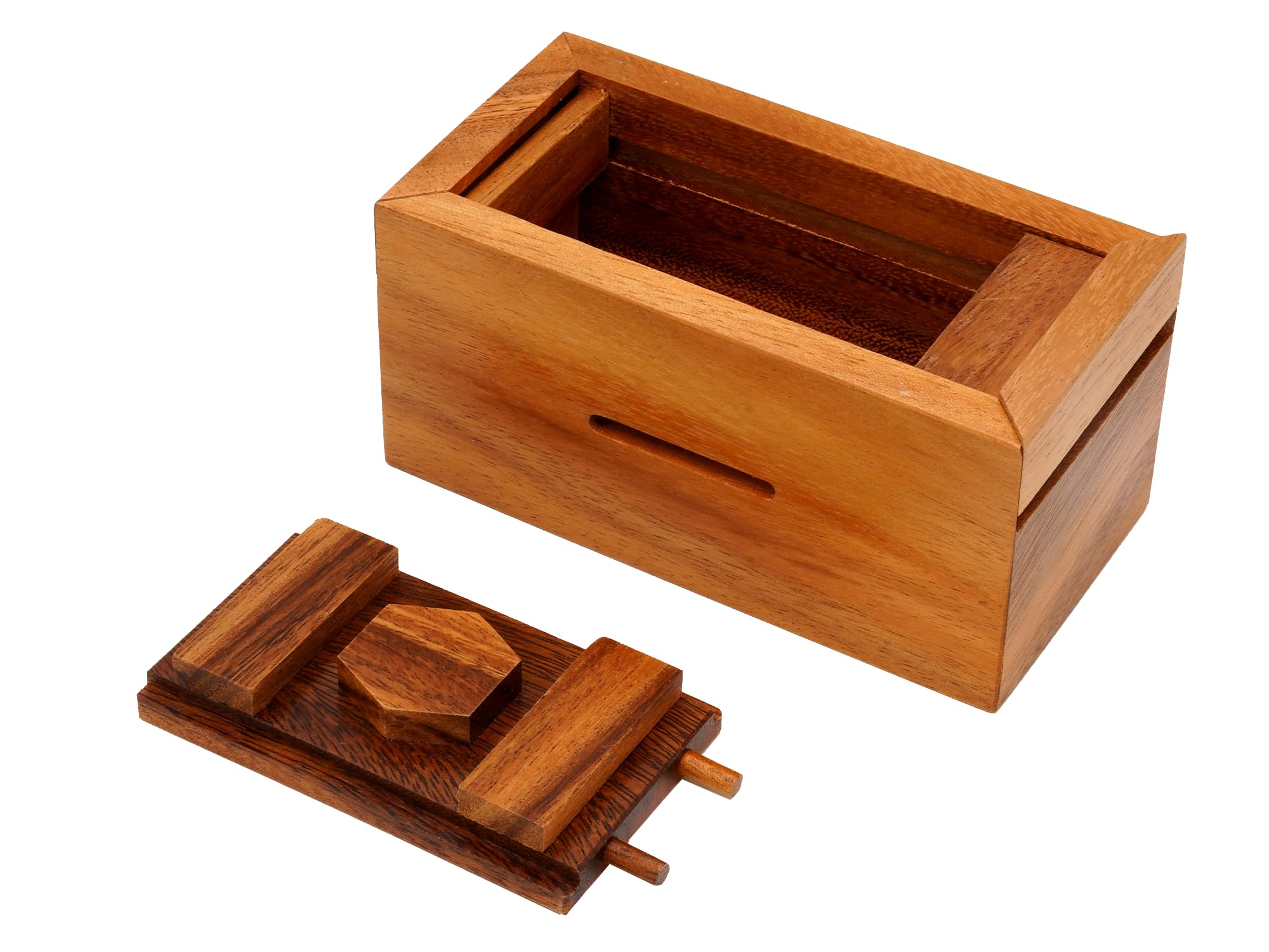 BSIRI Canopic Chest interior with jewelry storage and space for keepsakes