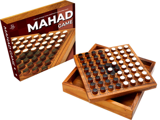 BSIRI Classic Othello wooden board with two-color pieces for focused play