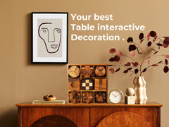Gift-ready BSIRI wooden brain teasers displayed as a thoughtful present for puzzle lovers.