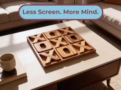 BSIRI Tic Tac Toe board in outdoor patio setting invites friendly competition