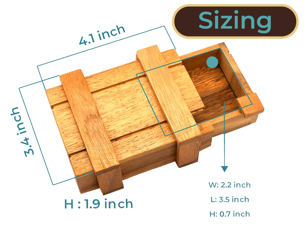 BSIRI Magic Box lockable compartments keep valuables safe while offering an intriguing puzzle experience.