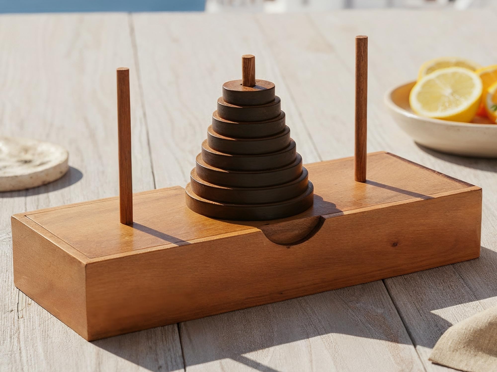 BSIRI natural wood puzzle with hypoallergenic materials