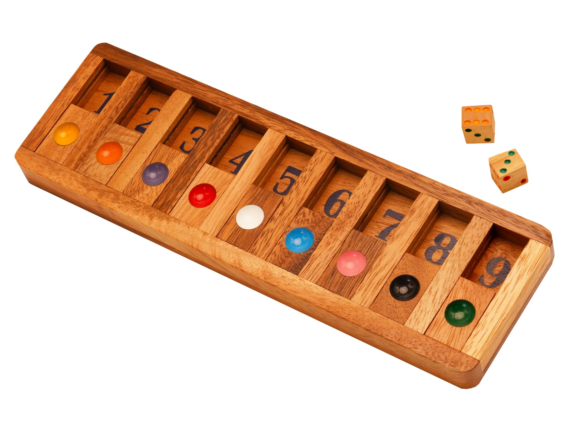 BSIRI Shut The Box retro wood ambiance enhances home decor.