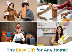 BSIRI smooth-edge wooden construction ensures safe, durable stacking sessions.