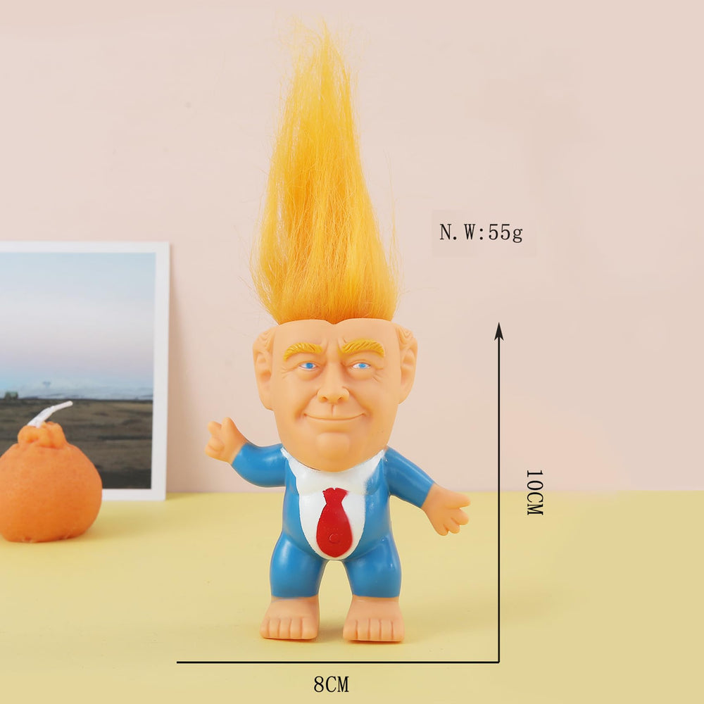 BSMTEBN Trump Troll Doll durable rubber build for long-term display
