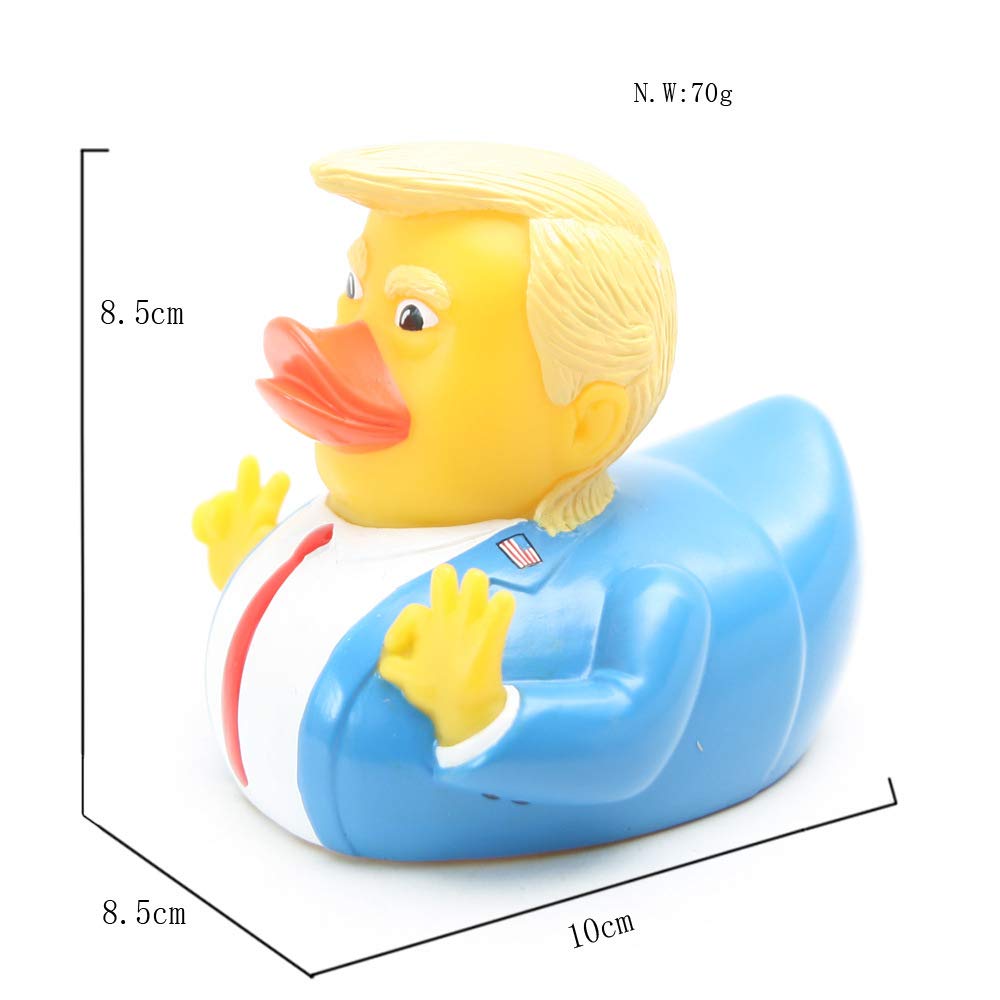 BSMTEBN Kid-friendly Trump bath duck toy for playtime