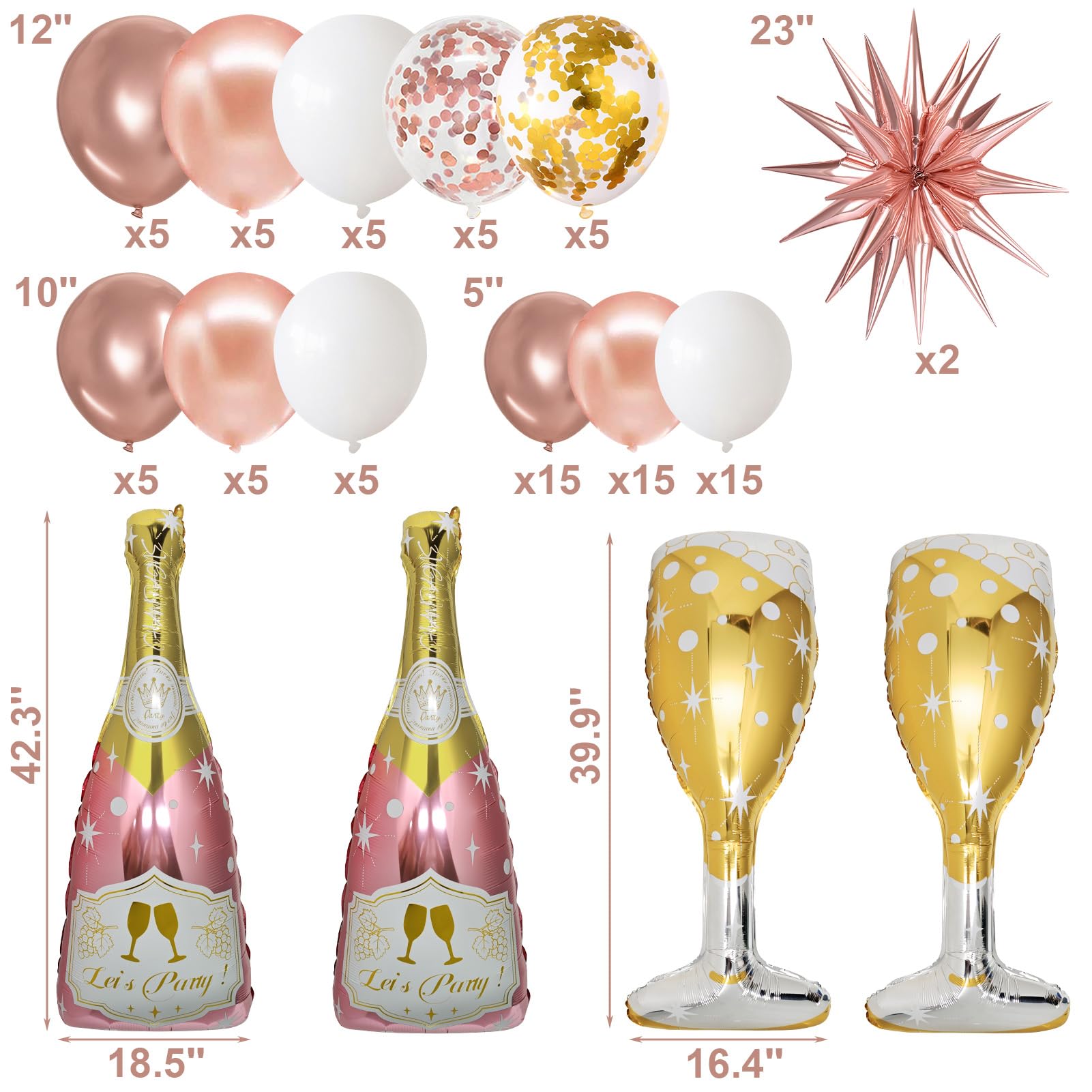 BSRESIN explosion star balloons bring festive drama to photos