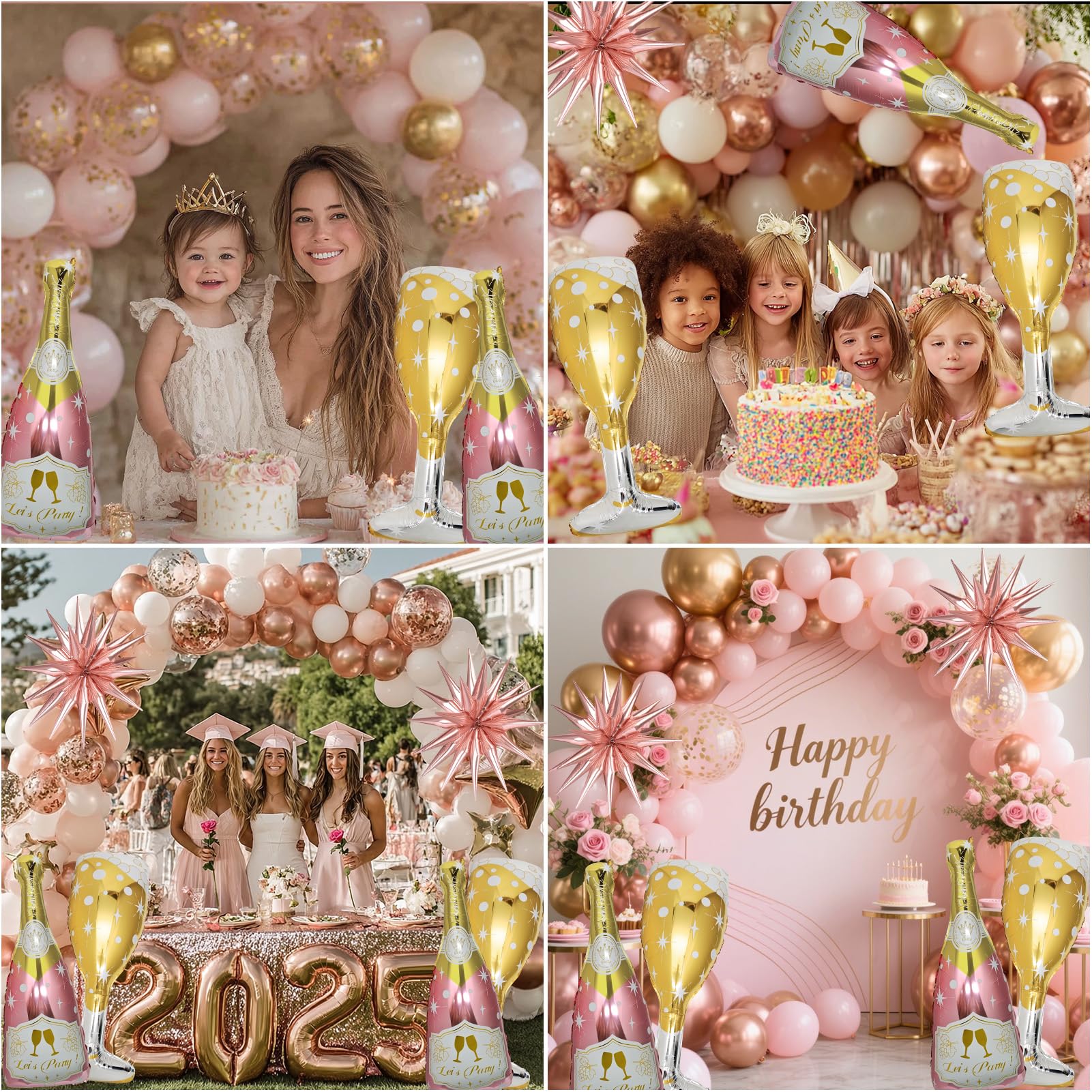 BSRESIN goblet balloons add a luxe touch to bridal showers