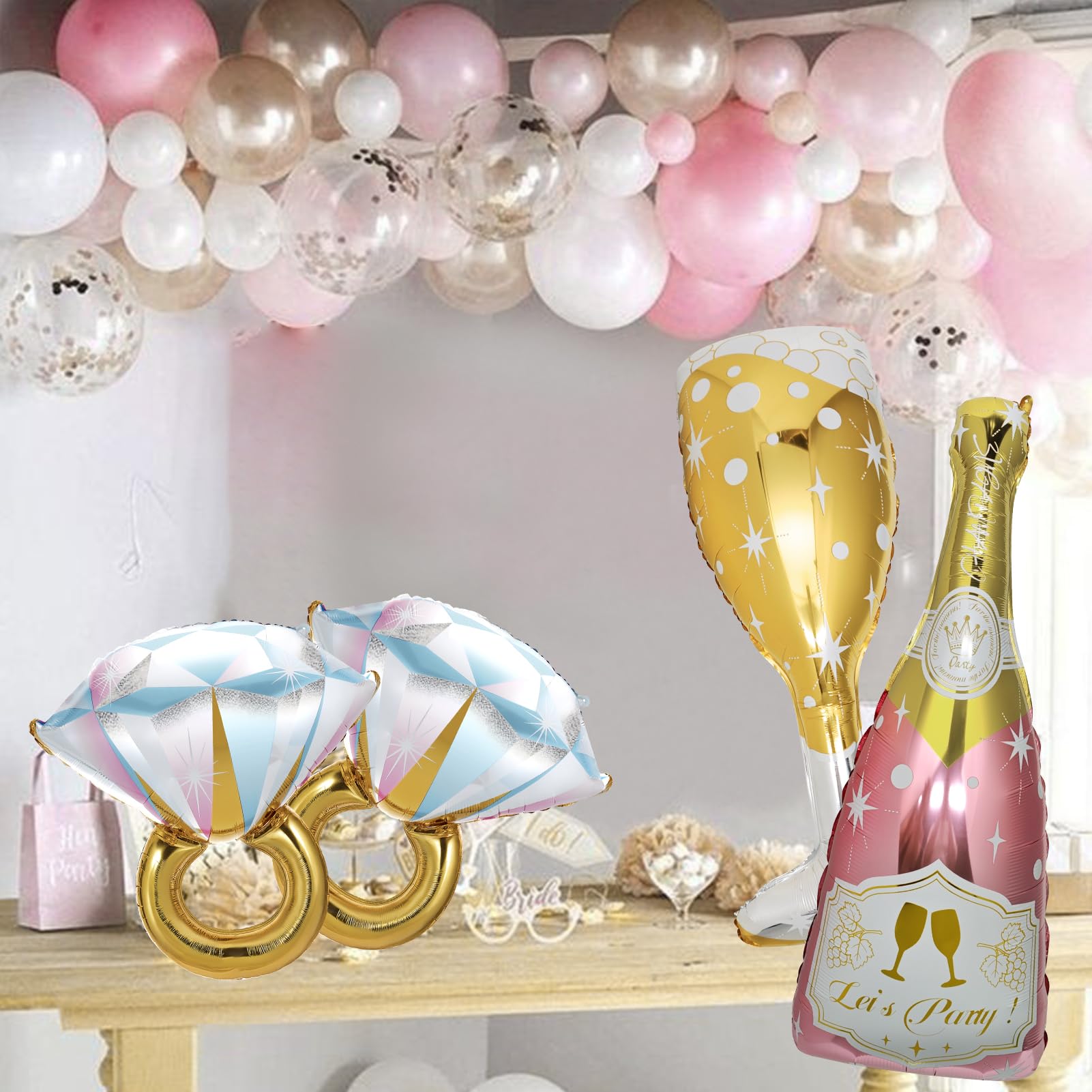 BSRESIN reusable aluminum foil balloons—eco-friendly option you can reuse across events.